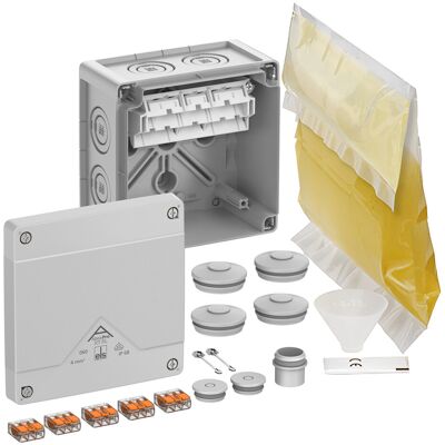 Spelsberg Caja De Derivación, Tipo De Protección Ip68, Sección Máx. Del Conductor 4², Resistencia Al Impacto Ik09, Clase De Protección Ii, Ui 450v Ac, Ui 450v Dc, Vde, Libre De Halógenos, 40546001 Spelsberg Caja De Derivación, Tipo De Protección Ip68, Sección Máx. Del Conductor 4², Resistencia Al Impacto Ik09, Clase De Protección Ii, Ui 450v Ac, Ui 450v Dc, Vde, Libre De Halógenos, 40546001