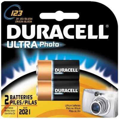 Duracell 123 Bl2 - Paquete con 5 baterías Duracell 123 Bl2 - Paquete con 5 baterías