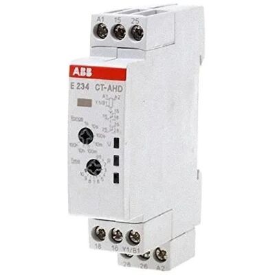 Relé temporizador ABB - 2 contactos, 0.05s - 100h, 24-240V Relé temporizador ABB - 2 contactos, 0.05s - 100h, 24-240V