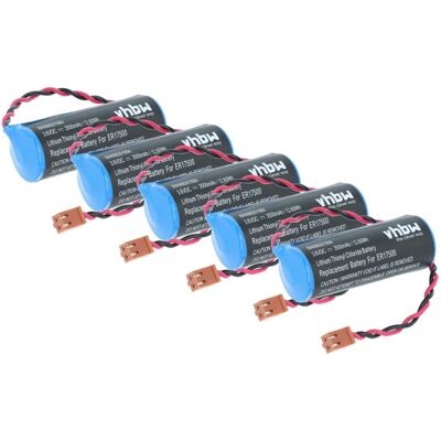Vhbw 5x Batería Reemplaza Omron Cs1w-bat01 Para Controlador De Periférico (3500 Mah, 3,6 V, Li-socl2) Vhbw 5x Batería Reemplaza Omron Cs1w-bat01 Para Controlador De Periférico (3500 Mah, 3,6 V, Li-socl2)