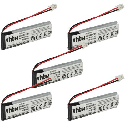 Vhbw - 5x Batería Compatible Con Plantronics Calisto P620, P620-m, 620m, 620uc/m, 620 Altavoces, Cajas Acústicas (730 Mah, 3,7 V, Li-poli) Vhbw - 5x Batería Compatible Con Plantronics Calisto P620, P620-m, 620m, 620uc/m, 620 Altavoces, Cajas Acústicas (730 Mah, 3,7 V, Li-poli)