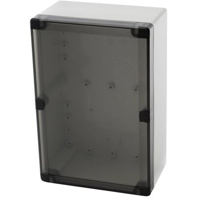 Caja de poli-carbonato Fibox PCTQ3 - Transparente humo - 20x36x12cm Caja de poli-carbonato Fibox PCTQ3 - Transparente humo - 20x36x12cm