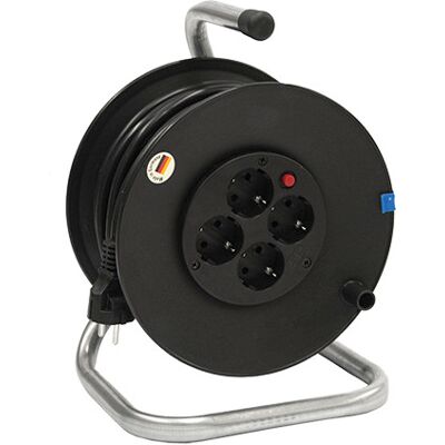 Bachmann Carrete De Cable 4 Enchufes Con Protección Térmica, 392.180 Bachmann Carrete De Cable 4 Enchufes Con Protección Térmica, 392.180