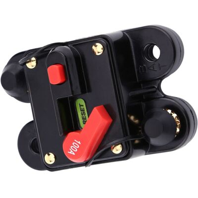 OEM Portafusibles Rearmable Para Automóviles De 12 V, Disyuntor Rearmable Con Interruptor De Conmutación, Portafusibles Para Motores De Embarcaciones Con Rearme Manual (100 A) -crezuo OEM Portafusibles Rearmable Para Automóviles De 12 V, Disyuntor Rearmable Con Interruptor De Conmutación, Portafusibles Para Motores De Embarcaciones Con Rearme Manual (100 A) -crezuo
