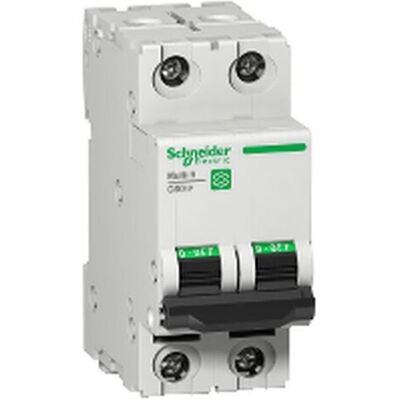 Schneider - Multi9 C60 - Disjoncteur - 2p - Courbe C - 20a - 10ka - 480y/277v - Ul1077 - M9f22220 Schneider - Multi9 C60 - Disjoncteur - 2p - Courbe C - 20a - 10ka - 480y/277v - Ul1077 - M9f22220
