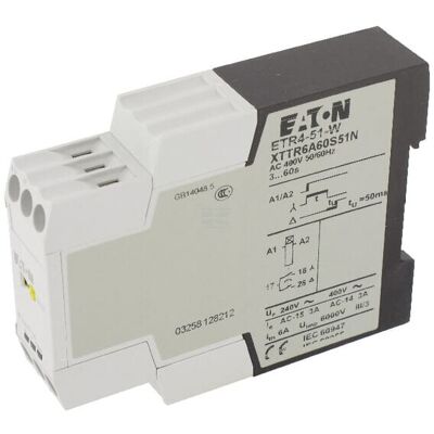 Eaton ETR4-51-W - Relé temporizado pasivo 3-60s Eaton ETR4-51-W - Relé temporizado pasivo 3-60s