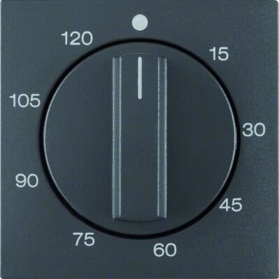 Hager Componente Domótico Berker 16331606 Botón Temporizador Mecánico Gris Hager Componente Domótico Berker 16331606 Botón Temporizador Mecánico Gris