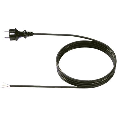 Bachmann Cable de Alimentación - 5m, Enchufe Schuko, 3x1.5mm², Negro Bachmann Cable de Alimentación - 5m, Enchufe Schuko, 3x1.5mm², Negro