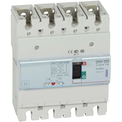 LEGRAND Disjoncteur Magnétothermique Dpx³ 250 4p 250 A 50 Ka - Leg420279 LEGRAND Disjoncteur Magnétothermique Dpx³ 250 4p 250 A 50 Ka - Leg420279