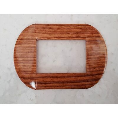 Living International & Bticino - Rovere -4 Agujeros Placa de Conmutador Living International & Bticino - Rovere -4 Agujeros Placa de Conmutador