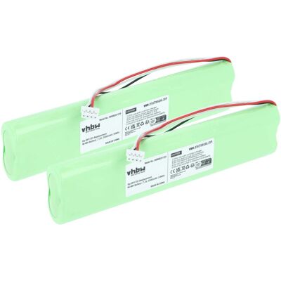 Vhbw 2x Batería Compatible Con Fluke Biomedical Varta, P-1505 Multimeter Multímetro, Medidor (2500 Mah, 7,2 V, Nimh) Vhbw 2x Batería Compatible Con Fluke Biomedical Varta, P-1505 Multimeter Multímetro, Medidor (2500 Mah, 7,2 V, Nimh)