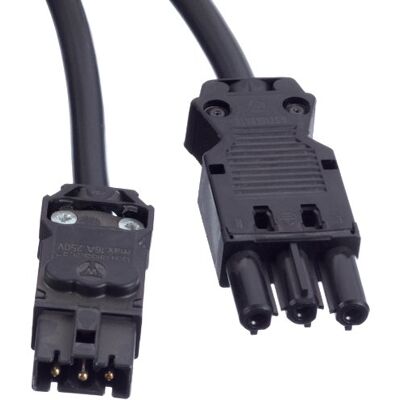 Bachmann Modelo 375.127 Cable de alimentación negro 1,5 m - Extensión Bachmann Modelo 375.127 Cable de alimentación negro 1,5 m - Extensión