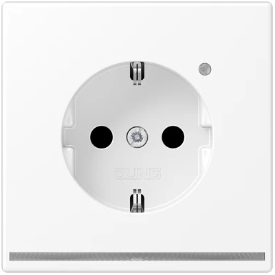 Jung LS1520-OWWMLNW - Enchufe Schuko con luz LED Jung LS1520-OWWMLNW - Enchufe Schuko con luz LED