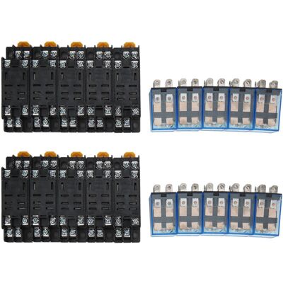 OEM 10 Juegos De Relés De Potencia De 8 Pines Con Bobina De Cc En La Base, Suministros Universales Para Equipos Eléctricos OEM 10 Juegos De Relés De Potencia De 8 Pines Con Bobina De Cc En La Base, Suministros Universales Para Equipos Eléctricos