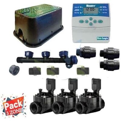 Kit de Riego Automático SUINGA - 3 Zonas Sistema de Riego Kit de Riego Automático SUINGA - 3 Zonas Sistema de Riego