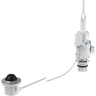 Alcaplast Alca Pulsadores De Descarga - Mando A Distancia De Empotrar, Accionado Con El Pie, Para Instalación En El Suelo, Cromo/negro Mpo12 Alcaplast Alca Pulsadores De Descarga - Mando A Distancia De Empotrar, Accionado Con El Pie, Para Instalación En El Suelo, Cromo/negro Mpo12