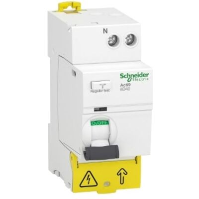 Schneider - Acti9 Iig40 Interrupteur Diff Tête De Groupe 1p+n 40a 300ma Type Ac - A9r73640 Schneider - Acti9 Iig40 Interrupteur Diff Tête De Groupe 1p+n 40a 300ma Type Ac - A9r73640