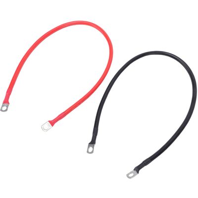 OEM Juego De 2 Cables De Batería De 6 Awg, Electrodo Negativo Y Positivo, 61 Cm De Largo, Con Terminales De Cobre Estañado De 0,8 Cm En Ambos Extremos Para Barcos Solares, Autocaravanas, Coches, Motocicle OEM Juego De 2 Cables De Batería De 6 Awg, Electrodo Negativo Y Positivo, 61 Cm De Largo, Con Terminales De Cobre Estañado De 0,8 Cm En Ambos Extremos Para Barcos Solares, Autocaravanas, Coches, Motocicle