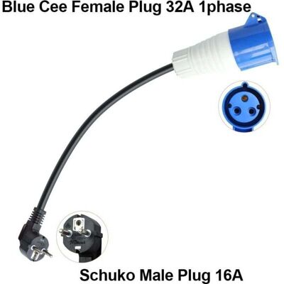 OEM Adaptador De Enchufe A Toma De Corriente Cee De 230 V Y 32 A Para Camping Y Caravanas - Crezuo OEM Adaptador De Enchufe A Toma De Corriente Cee De 230 V Y 32 A Para Camping Y Caravanas - Crezuo