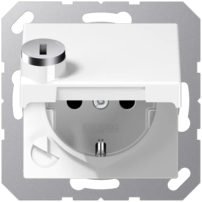 Jung A1520BFKLSLWW - Toma de corriente Schuko Jung A1520BFKLSLWW - Toma de corriente Schuko