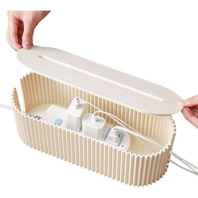 OEM Caja Organizadora De Cables Para Ocultar Y Disimular Regletas De Enchufes, Solución Para La Gestión De Cables En La Oficina En Casa -crezuo OEM Caja Organizadora De Cables Para Ocultar Y Disimular Regletas De Enchufes, Solución Para La Gestión De Cables En La Oficina En Casa -crezuo