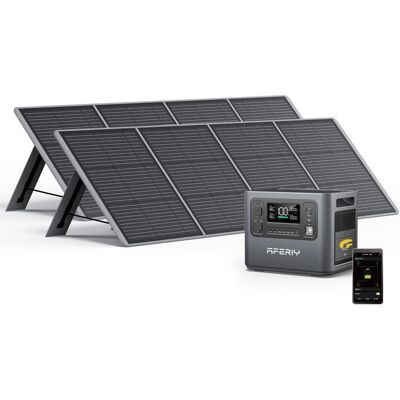 OEM Generador Solar - Aferiy - 2400w (2048wh) - Batería Lifepo4 - 2×200w Paneles Plegables - Ac 220-240v Ip65 OEM Generador Solar - Aferiy - 2400w (2048wh) - Batería Lifepo4 - 2×200w Paneles Plegables - Ac 220-240v Ip65