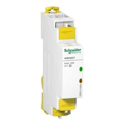 Medidor de energía Schneider iEM2000T - Potencia activa - 40A - Sin pantalla Medidor de energía Schneider iEM2000T - Potencia activa - 40A - Sin pantalla