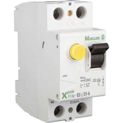 Eaton PXF-63/2/003-A - Interruptor de corriente residual 63A 2p, 30mA Eaton PXF-63/2/003-A - Interruptor de corriente residual 63A 2p, 30mA