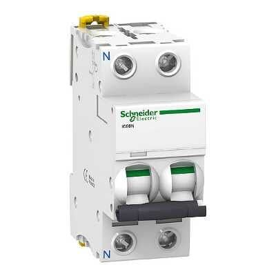Schneider Electric - Acti9, Ic60n Disjoncteur 1p+n 50a Courbe C - A9f77650 Schneider Electric - Acti9, Ic60n Disjoncteur 1p+n 50a Courbe C - A9f77650