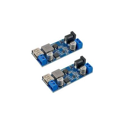 OEM Módulo Convertidor Reductor De Cc De 6v 9v 12v 24v A Cc De 5v 5a, Transformador De Cc De 5v 5.3v 5.2v 3.56a, Módulo De Fuente De Alimentación Con Regulador De Voltaje De Doble Salida (juego De 2 Pieza OEM Módulo Convertidor Reductor De Cc De 6v 9v 12v 24v A Cc De 5v 5a, Transformador De Cc De 5v 5.3v 5.2v 3.56a, Módulo De Fuente De Alimentación Con Regulador De Voltaje De Doble Salida (juego De 2 Pieza