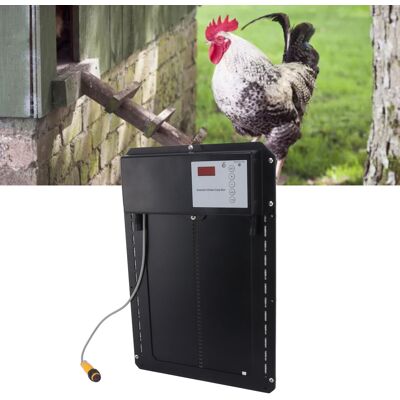 OEM Puerta Automática Para Gallinero: Sensor De Luz Y Temporizador, Mecanismo Antibloqueo Y Control Remoto, Grado De Protección Ip44 Y Alimentación Solar. Kit De Aluminio Para Gallinas, Patos Y Gansos. OEM Puerta Automática Para Gallinero: Sensor De Luz Y Temporizador, Mecanismo Antibloqueo Y Control Remoto, Grado De Protección Ip44 Y Alimentación Solar. Kit De Aluminio Para Gallinas, Patos Y Gansos.