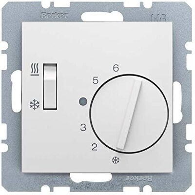 Berker Regulador De Temperatura Blanco Para Bomba De Calor Berker Regulador De Temperatura Blanco Para Bomba De Calor