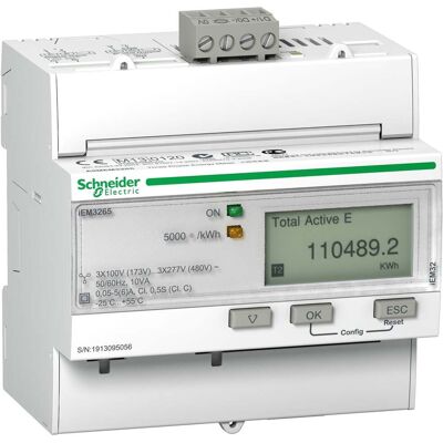 Medidor de energía serie IEM3265 - LCD 8 dígitos - 3 fases Medidor de energía serie IEM3265 - LCD 8 dígitos - 3 fases