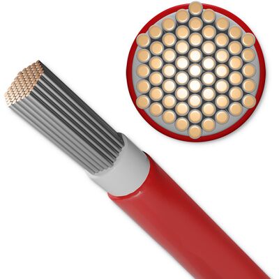 Qoltec 53852 Cable Solar Fotovoltaico - 6mm², 100M, Rojo - Tipo de Producto Qoltec 53852 Cable Solar Fotovoltaico - 6mm², 100M, Rojo - Tipo de Producto