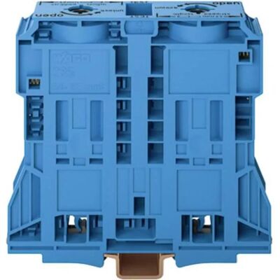Bloque de terminales Wago 285-1185 - Conexión lateral, 2 conductores, gris Bloque de terminales Wago 285-1185 - Conexión lateral, 2 conductores, gris