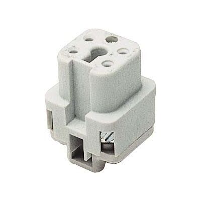 Walther Werke Gave conector de 4 polos - carcasa de plástico rectangular - 10A 250V Walther Werke Gave conector de 4 polos - carcasa de plástico rectangular - 10A 250V