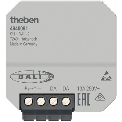 Theben - SU 1 DALI-2 - 1-canal - Blanco - Actuador DALI-2 Theben - SU 1 DALI-2 - 1-canal - Blanco - Actuador DALI-2