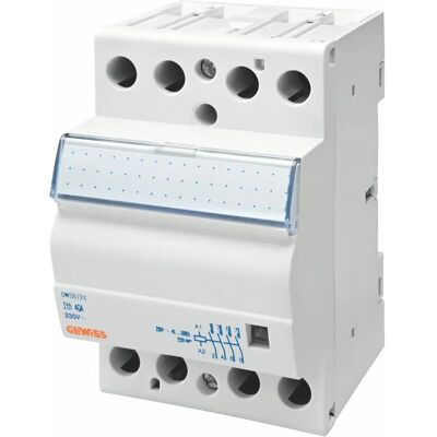 Gewiss Contactor Ctr - 63a 4no 230v - 3 Te, Gwd6734 Gewiss Contactor Ctr - 63a 4no 230v - 3 Te, Gwd6734