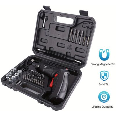 OEM Destornillador Eléctrico Inalámbrico Recargable De 3,6 V – 3,5 N·m, Punta Giratoria Para Bricolaje Y Reparaciones Domésticas. OEM Destornillador Eléctrico Inalámbrico Recargable De 3,6 V – 3,5 N·m, Punta Giratoria Para Bricolaje Y Reparaciones Domésticas.