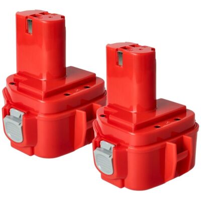 Vhbw 2x Batería Reemplaza Makita 1220, 1222, 1202, 1235, 1201, 1201a, 1233, 1234, 1200, 1202a Para Herramienta (1500 Mah, Nimh, 12 V) Vhbw 2x Batería Reemplaza Makita 1220, 1222, 1202, 1235, 1201, 1201a, 1233, 1234, 1200, 1202a Para Herramienta (1500 Mah, Nimh, 12 V)
