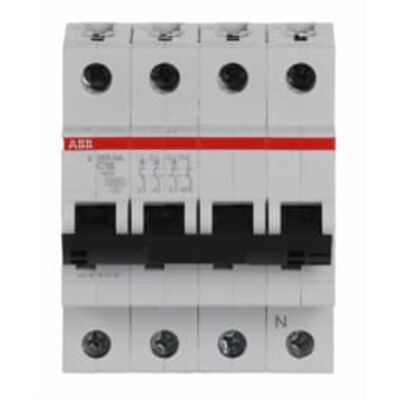 Interruptor Abb C16 4 Polos 6ka Automático Interruptor Abb C16 4 Polos 6ka Automático