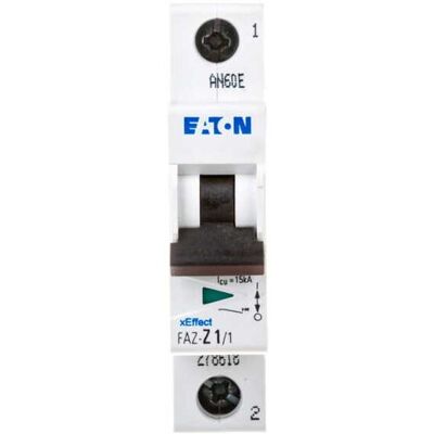Interruptor de protección Eaton FAZ-Z1/1 - 1P, 1A, Z Interruptor de protección Eaton FAZ-Z1/1 - 1P, 1A, Z