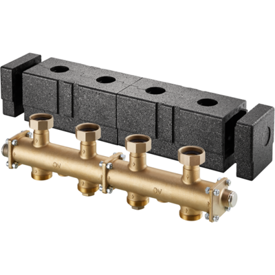 Oventrop - Bloque De Distribución Modular 2 Circuitos Para Regumat Dn 25 Oventrop - Bloque De Distribución Modular 2 Circuitos Para Regumat Dn 25