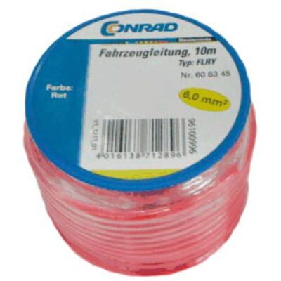 Conrad Components 606345 Cable Automotriz Rojo - Cable para coche Conrad Components 606345 Cable Automotriz Rojo - Cable para coche