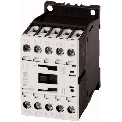 Eaton (Moeller) Contactor 3 polos DC 24V - Control de Motores Eaton (Moeller) Contactor 3 polos DC 24V - Control de Motores