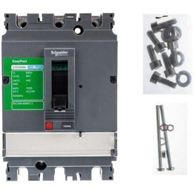 Schneider Electric Easypact Cvs160na Interruptor Automático 160a 3 Polos Schneider Electric Easypact Cvs160na Interruptor Automático 160a 3 Polos