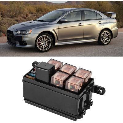 TOIVIZE Caja De Fusibles Para Automóviles De 6 Vías Con 1 Relé De 4p Y 12v Y 5 Relés De 100a En Una Carcasa Transparente. TOIVIZE Caja De Fusibles Para Automóviles De 6 Vías Con 1 Relé De 4p Y 12v Y 5 Relés De 100a En Una Carcasa Transparente.