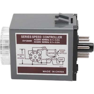 OEM Controlador De Velocidad Para Motores De Ca Dv1204w, Abs Y Metal, Instalación Guiada, 220 V OEM Controlador De Velocidad Para Motores De Ca Dv1204w, Abs Y Metal, Instalación Guiada, 220 V