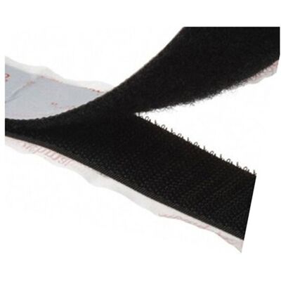 Edm - Rollo 25+25mt Velcro Adhesivo Negro M+h 20mm Edm - Rollo 25+25mt Velcro Adhesivo Negro M+h 20mm
