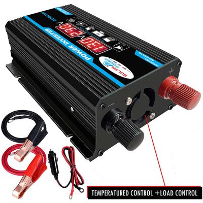 OEM Inversor De Onda Sinusoidal Pura De 12 V A 220 V, Transformador De Fuente De Alimentación De Onda Sinusoidal Pura De 4000 W Con Control Remoto Y Tomas De Corriente Alterna Duales Para Rv, Automóvil, C OEM Inversor De Onda Sinusoidal Pura De 12 V A 220 V, Transformador De Fuente De Alimentación De Onda Sinusoidal Pura De 4000 W Con Control Remoto Y Tomas De Corriente Alterna Duales Para Rv, Automóvil, C